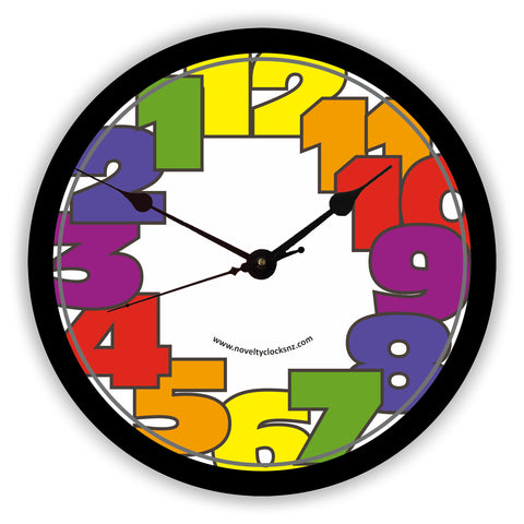 In Reverse Backwards Reverse Anticlockwise Novelty Gift Clock