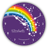 Rainbow Children Novelty Gift Clock